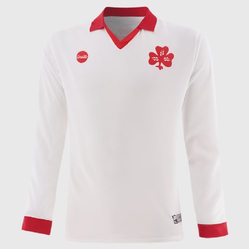 White Retro Long Sleeve